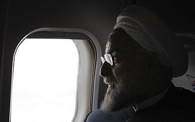 Iranian President Hasan Rouhani (photo credit: AP/Vahid Salemi/File)