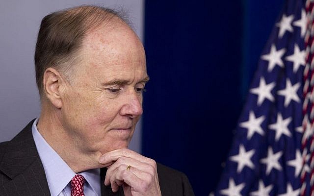 Former US National Security Adviser Tom Donilon (photo credit: AP Photo/Carolyn Kaster)