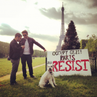 A rally in Paris, France, supporting the anti-government protests in Turkey, June 1, 2013 (photo credit: OccupyGezi official Facebook page) A rally in Paris, France, supporting the anti-government protests in Turkey, June 1, 2013 (photo credit: OccupyGezi official Facebook page)