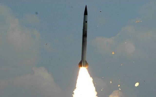 Illustrative photo of a Russian S-300 air defense missile. (photo credit: AP/File)