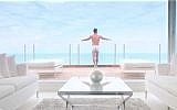 This guy's boxer briefs don't stay on for very long in this Size Doesn't Matter video ad promoting Tel Aviv tourism. (photo credit: YouTube screenshot)