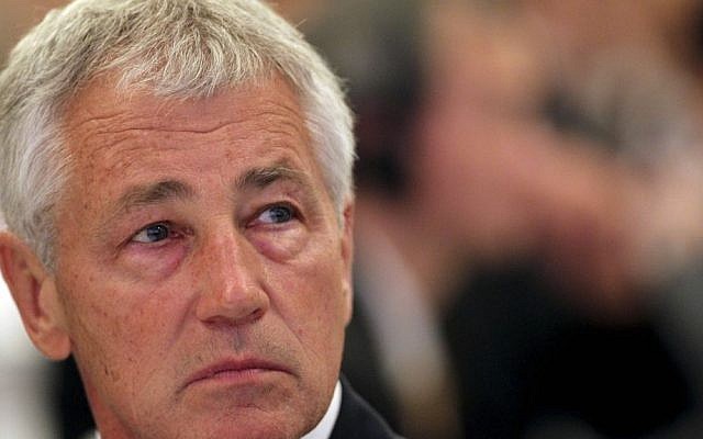 US Defense Secretary Chuck Hagel (photo credit: AP/Wong Maye-E/File)