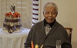 Former South African president Nelson Mandela  celebrates his 94th birthday with family in Qunu, South Africa, July 18, 2012. (photo credit: AP/Schalk van Zuydam)