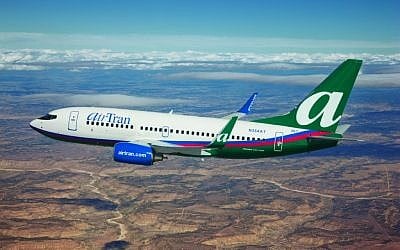 AirTran Airways' 737 aircraft (photo credit: courtesy AirTran)