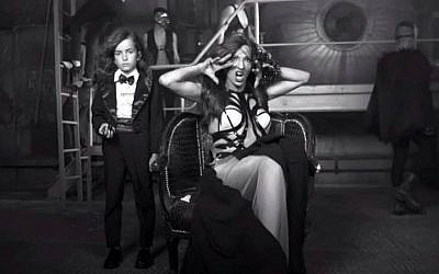 Dana International, aka Sharon Cohen, in an image from her Gay Pride video, 'Loca' (Courtesy official Dana International Facebook page)
