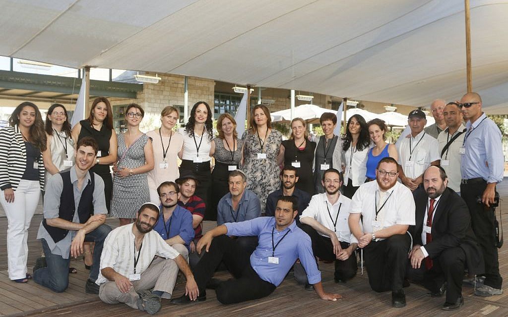 The latest batch of PresenTense fellows (Courtesy PresenTense)