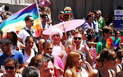 Tel Aviv's gay parade (photo credit: Liat Mandel)