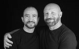 Traian Popov (left) and Julian Marsh. Marsh is the first married gay American to successfully petition for a green card for his spouse. (photo credit: Courtesy of the DOMA Project/Dennis Dean)