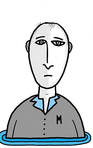 Marv, the inner critic. (photo credit: Courtesy of Peter Himmelman. Lithograph by Peter Himmelman) Marv, the inner critic. (photo credit: Courtesy of Peter Himmelman. Lithograph by Peter Himmelman)