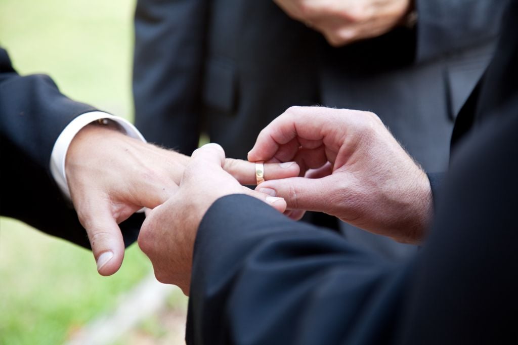 Gay marriage (photo credit: Shutterstock) (Gay marriage image via Shutterstock)