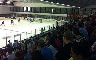 In Metulla, hundreds watch Canada and the US's junior teams at the Maccabiah (photo credit: Aaron Kalman)