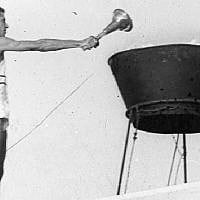 The torch is lit at the sixth Maccabiah (photo credit: Maccabi Archive) The torch is lit at the sixth Maccabiah (photo credit: Maccabi Archive)