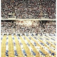 The 13th Maccabiah opening ceremony, 1989 (photo credit: Aryeh Kanfer/Maccabi Archive) The 13th Maccabiah opening ceremony, 1989 (photo credit: Aryeh Kanfer/Maccabi Archive)