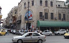 A street corner in the majority Alawite city of Latakia (photo credit: CC BY-Yazan Badran/Flickr)