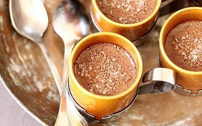 Pots de creme with the spice of cardamom can be served with spiced apricots (photo credit: Andrea Brownstein/Photoli Photography)