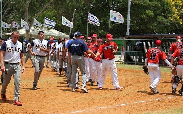 Canada faces Israel at the 19th Maccabiah (photo credit: Maccabiah/ via Facebook) Canada faces Israel at the 19th Maccabiah (photo credit: Maccabiah/ via Facebook)