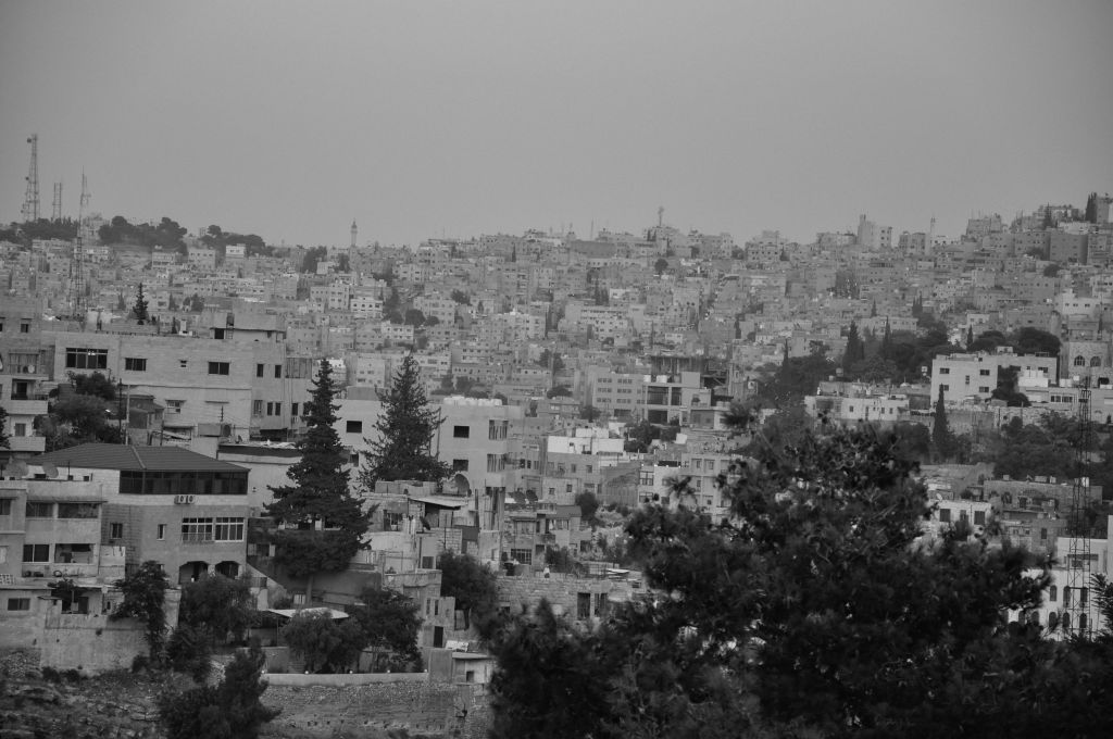 Amman, the largest city in Jordan, is built atop seven hills. It was the Greeks' beloved city of Philadelphia. Today, it has close to 3 million inhabitants. (photo credit: Michal Shmulovich/Times of Israel)