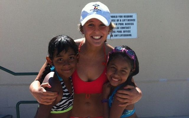 Skylar Dorosin, now a student at Stanford University, founded Project 2020 to teach swimming and water polo to underprivileged girls. (photo credit: Project 2020/JTA) Skylar Dorosin, now a student at Stanford University, founded Project 2020 to teach swimming and water polo to underprivileged girls. (photo credit: Project 2020/JTA)