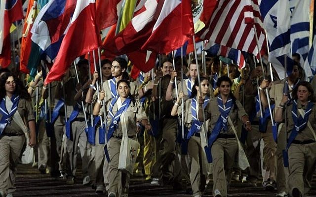 The opening ceremony of the 18th Maccabiah, Ramat Gan stadium, July 13, 2009. (Photo credit: Uri Lenz/ FLASH90)