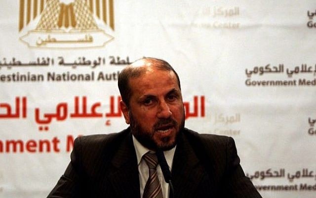 Palestinian Religious Endowments Minister Mahmoud Habbash (photo credit: Issam Rimawi/Flash90)