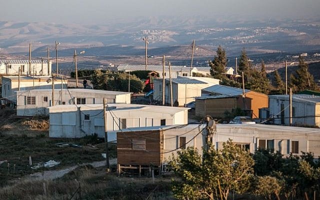 Amona, the largest outpost in the West Bank, which was established in 1997. (Noam Moskowitz/Flash90, File) Amona, the largest outpost in the West Bank, which was established in 1997. (Noam Moskowitz/Flash90, File)