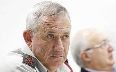 IDF Chief of Staff Benny Gantz (photo credit: Miriam Alster/FLASH90)