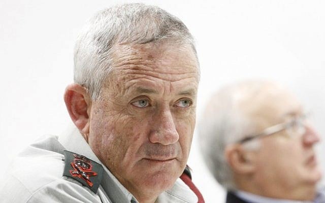 IDF Chief of Staff Benny Gantz (photo credit: Miriam Alster/FLASH90)