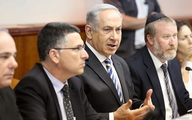 Prime Minister Benjamin Netanyahu attends a weekly cabinet meeting, June 2013 (photo credit: Marc Israel Sellem/Pool/Flash90) Prime Minister Benjamin Netanyahu attends a weekly cabinet meeting, June 2013 (photo credit: Marc Israel Sellem/Pool/Flash90)