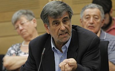 MK Shimon Ohayon in the Knesset on July 15, 2013. (photo credit: Flash90)