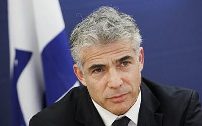 Finance Minister Yair Lapid in Jerusalem. July 15, 2013. (photo credit: Miriam Alster/FLASH90)