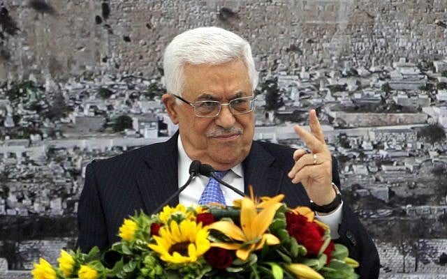 Mahmoud Abbas at a meeting of Palestinian leadership in Ramallah on July 18 (Photo by Issam Rimawi/Flash90) Mahmoud Abbas at a meeting of Palestinian leadership in Ramallah on July 18 (Photo by Issam Rimawi/Flash90)