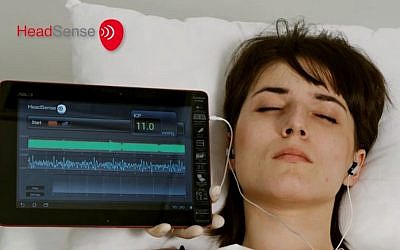 The HeadSense device (Photo credit: Courtesy)