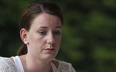 Marte Deborah Dalelv from Norway, 24, talks to the Associated Press reporter in Dubai on Friday, July 19, 2013, after she was sentenced to 16 months in jail for having sex outside of marriage after she reported an alleged rape. (photo credit: AP/Kamran Jebreili)