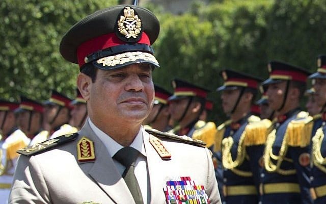 Egyptian Armed Forces Commander in Chief Abdel-Fattah el-Sissi, whom many Egyptians are urging to run for president, April 2013 (photo credit: AP/Jim Watson/Pool/File) Egyptian Armed Forces Commander in Chief Abdel-Fattah el-Sissi, whom many Egyptians are urging to run for president, April 2013 (photo credit: AP/Jim Watson/Pool/File)