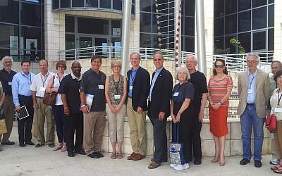 Members of the Project Interchange University Presidents Seminar 2013 (photo credit: Courtesy)