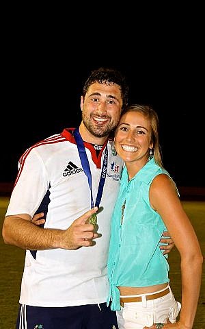 Sarah Susson and her boyfriend met at the 2009 Maccabiah Games (Courtesy Sarah Susson) Sarah Susson and her boyfriend met at the 2009 Maccabiah Games (Courtesy Sarah Susson)