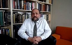 Polish Chief Rabbi Michael Schudrich (photo credit: YouTube screen shot)