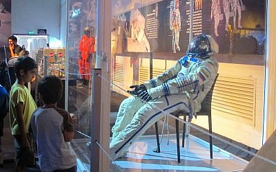 An astronaut simulation at SpaceMania (Photo credit: Courtesy)