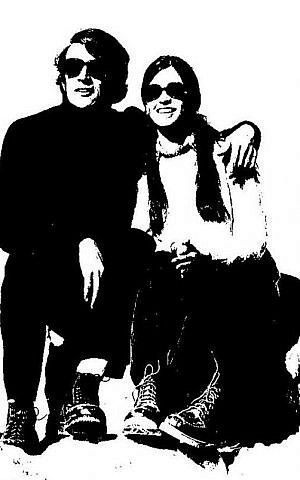Andy Griffel and Anita Spindel in December 1972 (Photo credit: courtesy Tali Griffel)