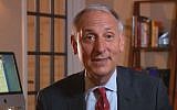 Eric Fingerhut, president of Hillel (photo credit: YouTube screenshot)