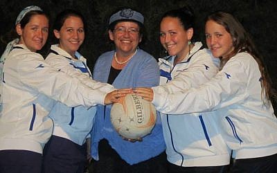 Israel's netball team members, the Komar girls (photo credit: courtesy) komar ima