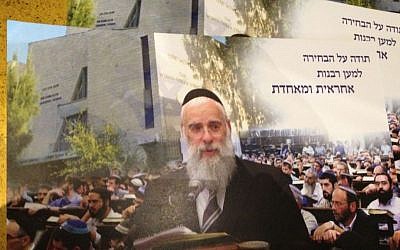 Flyers on behalf of RAbbi Yaakov Shapira (photo credit: Raphael Ahren/TOI)
