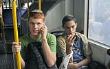 Ninety-one percent of Israeli children aged 12 to 14 have their own cell phone. Illustrative photo (photo credit: Serge Attal/Flash90)