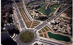 An aerial view of Alicante, Spain, where a Netafim system recycles wastewater and distributes it via a drip-irrigation system, watering all public areas in the southern Spanish town. (Courtesy Netafim)