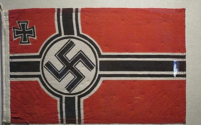 Illustrative photo of a Nazi flag on display (CC BY-BPTakoma, Flickr) Illustrative photo of a Nazi flag on display (CC BY-BPTakoma, Flickr)