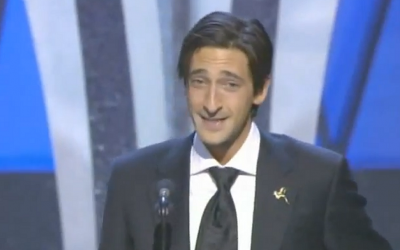 For his next trick, Adrien Brody will depict Harry Houdini, also known as Hungarian-born Erik Weisz. (photo credit: screen capture/YouTube)