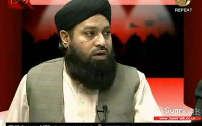 Allama Muhammad Farooq Nizami remained on Noor TV for a year after his televised call to kill those who insult Mohammed. (YouTube)