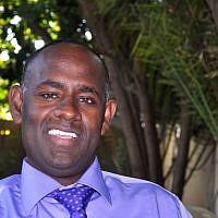Asher Seyum, the head of the Jewish Agency in Ethiopia (photo credit: Michal Shmulovich/ToI)