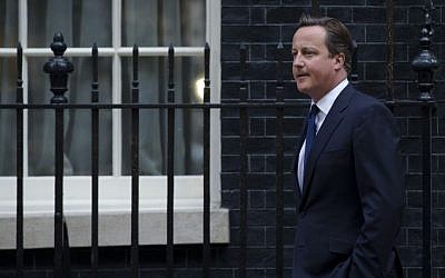 Britain's Prime Minister David Cameron in London, Thursday, Aug. 29, 2013. (Photo credit: AP/Matt Dunham)