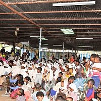 The Jewish Agency-run synagogue in Gondar, Ethiopia. (Michal Shmulovich/ToI)